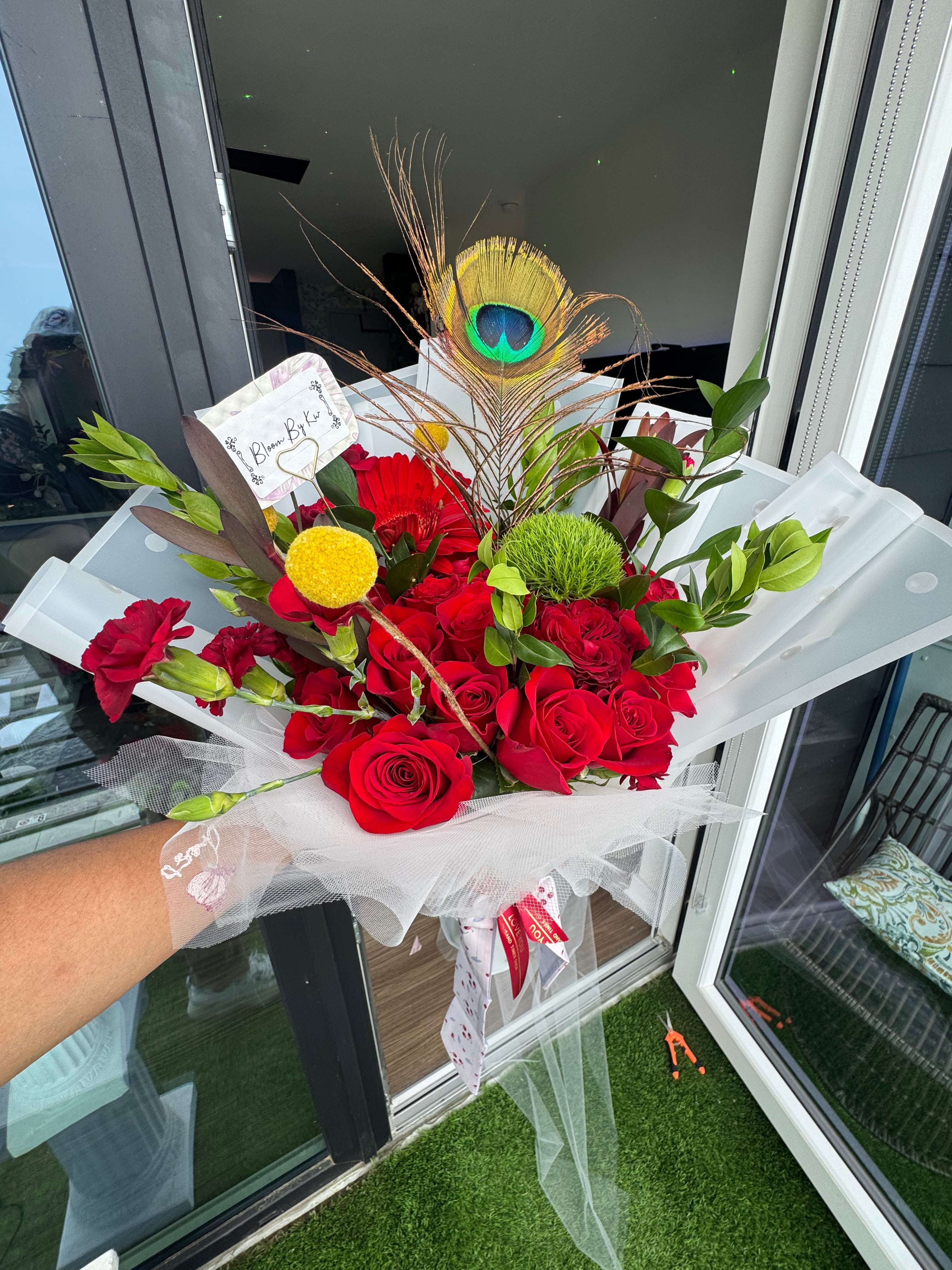 Small Peacock Flair Bouquet