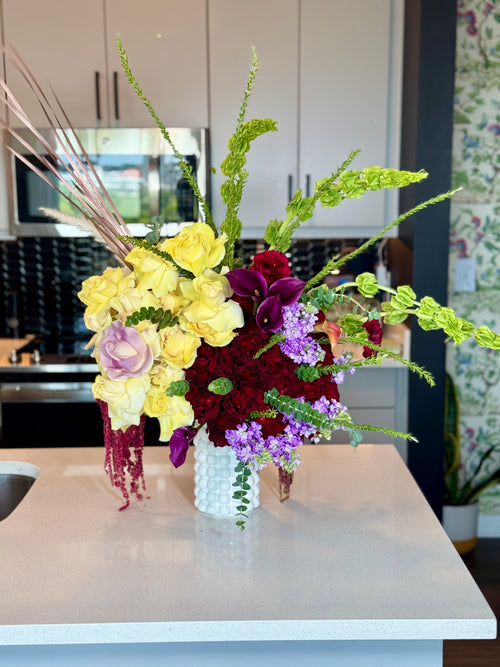 Calla Lily & Rose Harmony Centerpiece