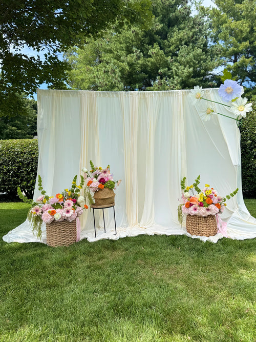 Garden Glow Basket Arrangement